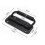 Stainless Steel Folding Pull Handles Tool Box Spring Handle Black 2pcs 2