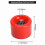 4-Pack 70mm 78A Longboard Wheels with ABEC-9 Bearings, Red 5