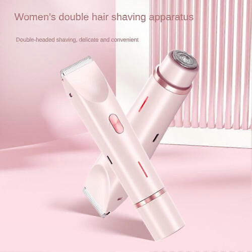 Rifinitore elettrico 2 in 1 per zona bikini e corpo, ideale per viso, ascelle e gambe. 1