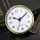 3.5 Inch Quartz Clock Insert Arabic Numeral Gold Rim Movement 4
