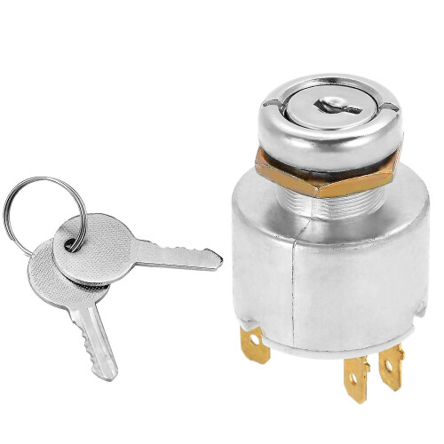 Ignition Switch 4-Position ON/OFF Key Control 12V Universal Engine Start Oi-FRIS 1