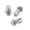 15pcs M4-M8 Stainless Steel Petal Lock Nuts 3
