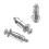 15pcs M4-M8 Stainless Steel Petal Lock Nuts 5