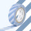 MT Masking Tape 1P Deco Stripe Greyish Sky 1