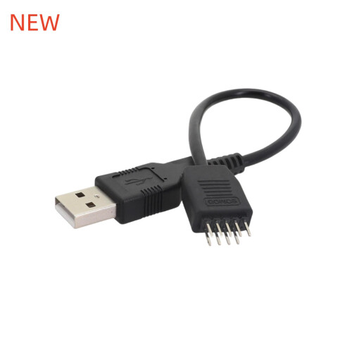 9-poliger USB-Stecker auf USB-A-Stecker-Kabel
