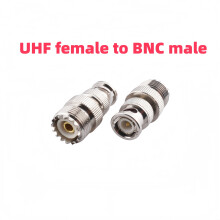 BNC-Stecker HF-Koaxialadapter PL259 Buchse auf BNC-Stecker