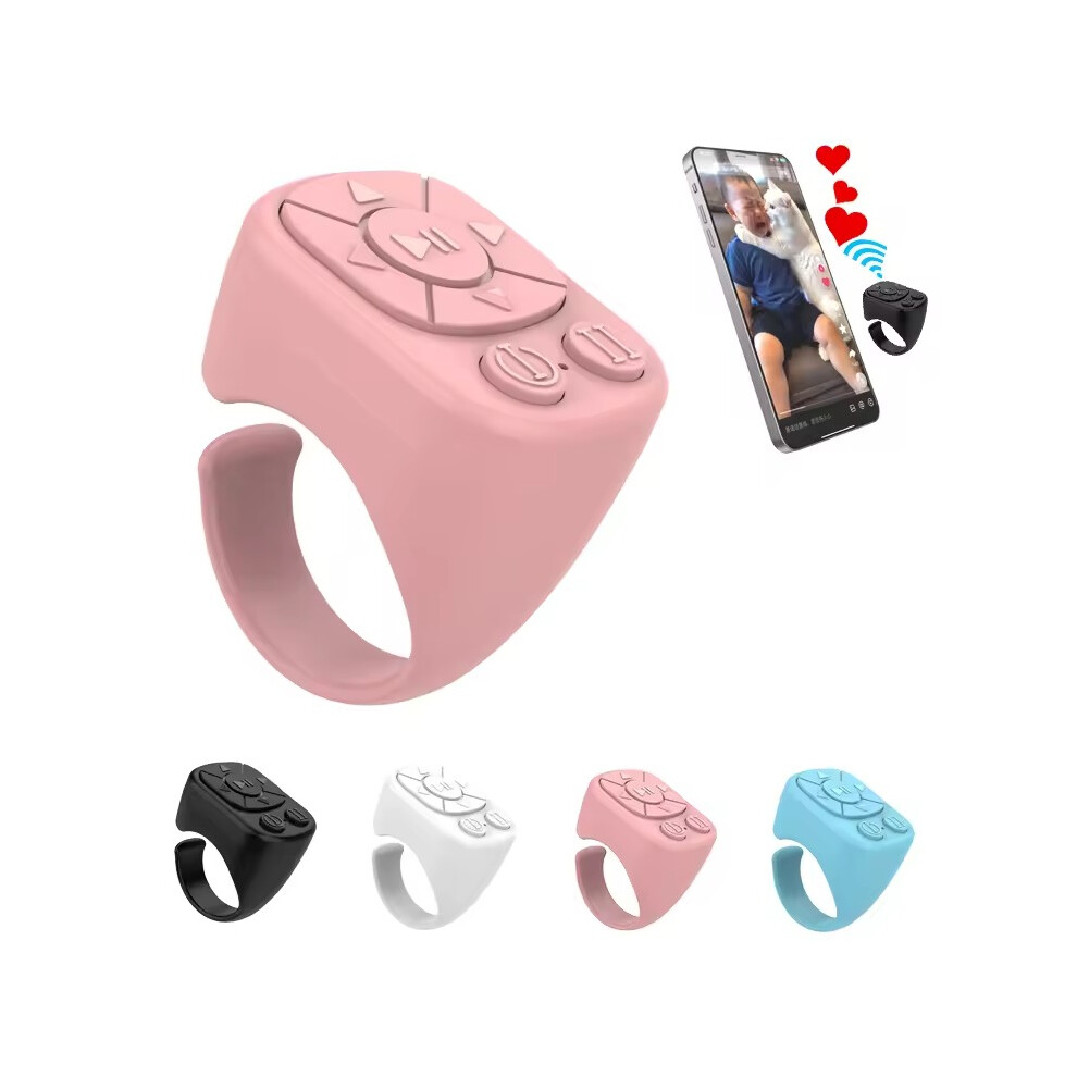 Tiktok Scrolling Ring Tiktok Remote Control Is Suitable For Iphone, Ipad Tooth Page Turning Ring Roller Blue