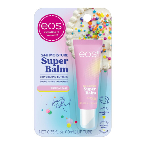 eos 24H Moisture Super Balm-BirthdayCake 0.35 floz