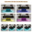 Black Led Coffee Table with 2 Storage Drawers 4
