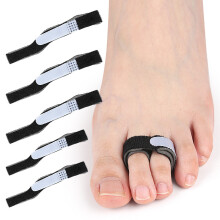 Tape-fingerstropper med polstret skridsikker velcro til genanvendelig skinne af skadede fingre - 5 stk.