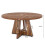 Tribesigns Tribesigns Round Dining Table, 120 cm Kitchen Table for 4 People,Brown 2