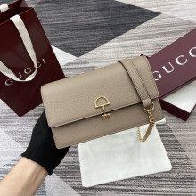 Gucci Pink Leather Clutch 837373 20×13×6cm