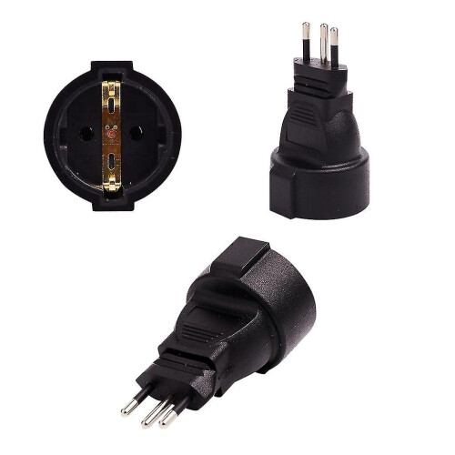 Ελβετικό 3pin στρογγυλό σε EU Standard 16a 250v τροφοδοτικό αρσενικό σε θηλυκό - dwdz 1