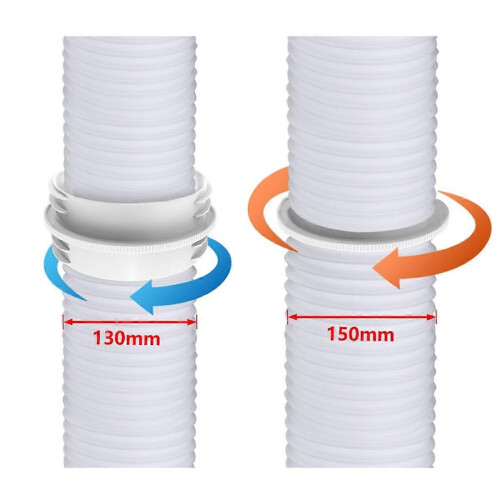 Κινητός σύνδεσμος σωλήνα εξάτμισης κλιματιστικού 13/15CM, προσαρμογέας επέκτασης σω 1