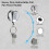 2 Pcs Retractable Pull Pen Pencil Holder, 27.5Inch Retractable Pen Holder for , Construction Worker 5
