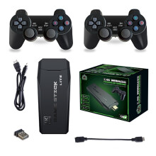 （128G-Black）Games Retro 4k Hd Tv Video Game Console With Controllers M8 Toys