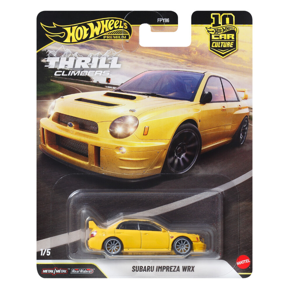 Hot Wheels Car Culture: Thrill Climbers - Subaru Impreza Wrx 5/5 Jkf21
