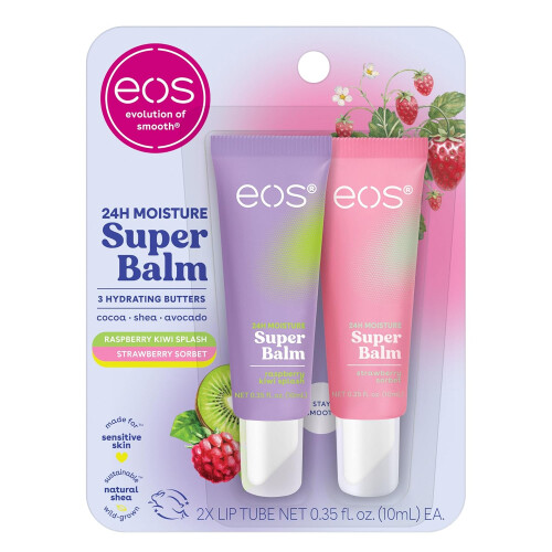 eos 24H Moisture Super Balm-0.35 fl oz, 2-Pack