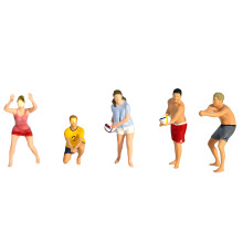 Beach Volley Figure Model 1:64 Scale Hand-Five Person Suit
