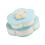 Elegant Rotating Double Layer Serving Plate With Secure-Blue DU 1