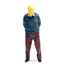 Warm Companionship 1:64 Scale Handcrafted-Watching The Old man