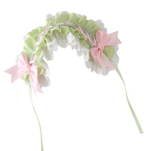 Breathable Hair Accessory Comfortable Headband For-green pink