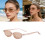 Modern Oval Design Sunglasses Lightweight PC Frame Sun-G 3