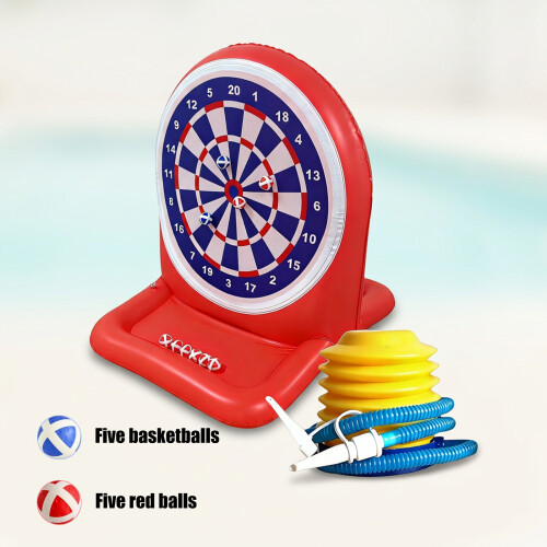 Durable PVC Inflatable Floating Throwing Dart Board With Air 2