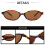 Modern Oval Design Sunglasses Lightweight PC Frame Sun-G 7