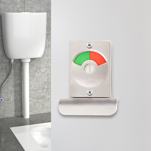Public Privacy Lock with Indicator Zincs Alloy Bathroom Security 1
