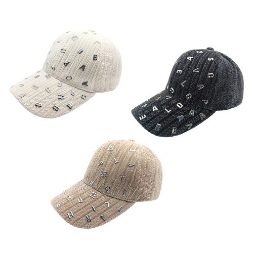 Comfortable Women Baseball Cap with Hard Shell and-Beige 1