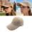 Comfortable Women Baseball Cap with Hard Shell and-Beige 3