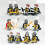 Medieval Soldier Minifigure with Multiple Military Weapons Accessories 2