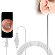 i95 3-in-1 USB-oorscoop met HD 0,3 MP-camera voor visuele inspectie van het oor, geschikt voor OTG Android-telefoons, pc's en MacBooks,