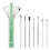 Packs Push-Pull Cylinder Storage Ear Scoop Set, Specification: 7 PCS/Set Green 1