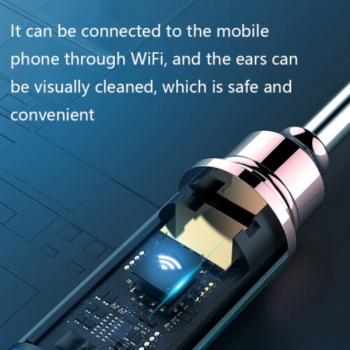 TES02 WIFI Υψηλής ευκρίνειας έξυπνο οπτικό ακουστικό αυτιού (εκθαμβωτικό μαύρο) 2