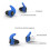 Tappi per le orecchie antirumore per dormire (blu) 4