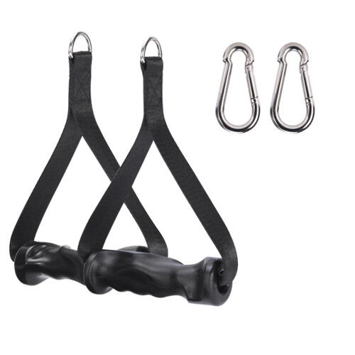 1 Pair Pull Up Bar Barbells Stretch Attachments Handles for Gym