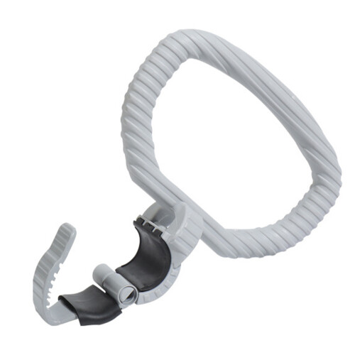 Kettlebell Handle With Lock Mechanism & Ergonomic Handle-Gray