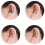 Packs Push-Pull Cylinder Storage Ear Scoop Set, Specification: 6 PCS/Set Yellow 5