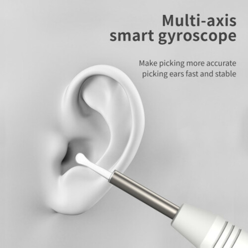 W1 Smart WiFi Ear Pick Cleaning Kit Εργαλείο αφαίρεσης κεριού αυτιών με φως LED (μαύρο) 1