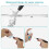 W1 Smart WiFi Ear Pick Cleaning Kit Εργαλείο αφαίρεσης κεριού αυτιών με φως LED (μαύρο) 4