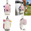 Portable PU Leather Golf Ball Storage Bag for Golf-Red 3
