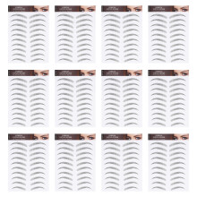 Black Eyebrow Transfer Stickers Perfect for Sparse Brows