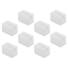 8Pz Angoli E Maniglie in Silicone Morbido Trasparente