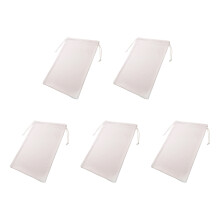 Skibril Opbergtas Microfiber Opbergzakjes 18x27cm Voor-Wit