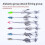 2Pcs 5 Arm Rig Head Swimming Baits Fishing-Red mesh pattern 2