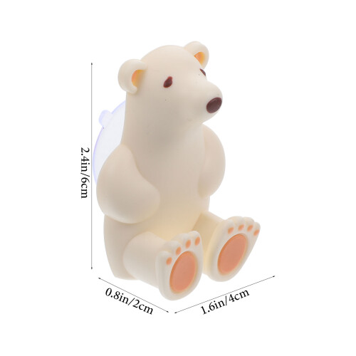 Porte- À Dents Mural En Silicone Beige Ventouse 1