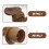 2Pièces Robinet Pour Vin Marron Effet Grain De Bois 4