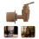 2Pièces Robinet Pour Vin Marron Effet Grain De Bois 5